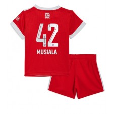 Bayern Munich Jamal Musiala #42 Hemmaställ Barn 2022-23 Korta ärmar (+ Korta byxor)